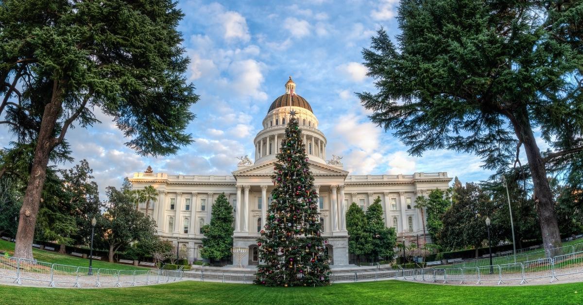 Christmas Tree at Sacramento Capitol
